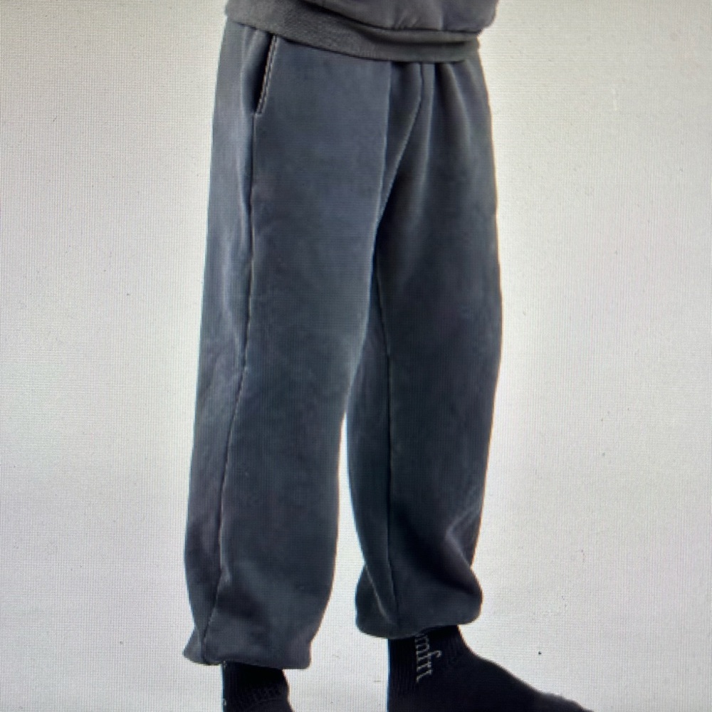 Men's Gray Fleece Joggers - Comfortable Everyday Sweatpants